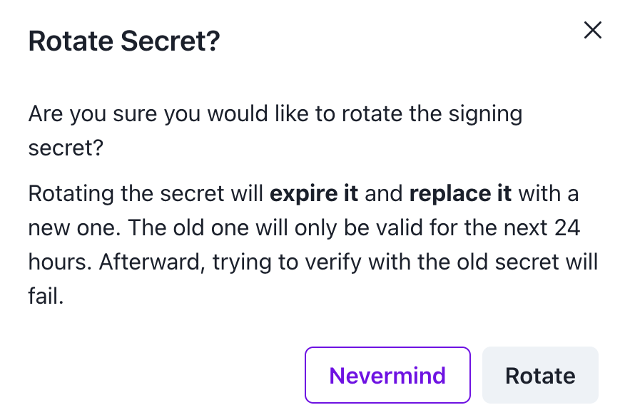 Svix signature rotation example